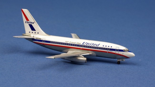 Miniature AeroClassics United Boeing 737-200 N9008U- 1/400 - Miniatur