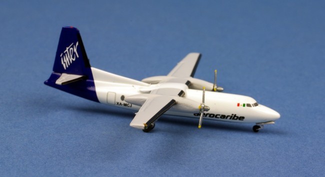Miniature AeroClassics Aerocaribe Fokker 27 XA-MCJ - 1/400 - Miniatur