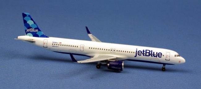 Miniature AeroClassics JetBlue Airbus A321 Neo N2002J - 1/400 - Minia