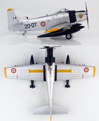 Miniature HobbyMaster AD-4 Skyraider EC 2/20 'OUARSENIS' Algeria 1960