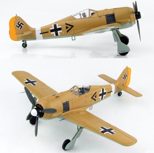 Miniature HobbyMaster Focke Wulf FW 190A-4 I/JG 2 Oblt Adolf Dickfeld 
