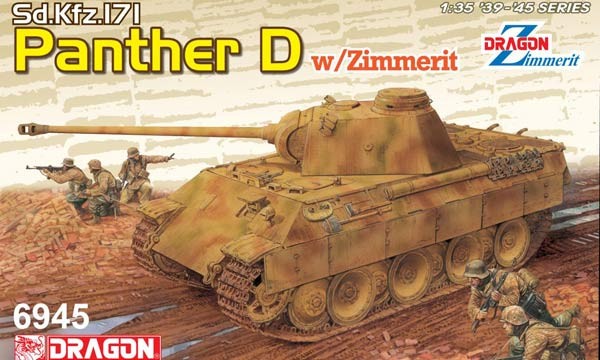 Maquette Dragon Panther Ausf.D 2 in 1- 1/35 - Maquette militaire