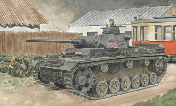 Maquette Dragon Panzer III Ausf.J 2in1- 1/35 - Maquette militaire