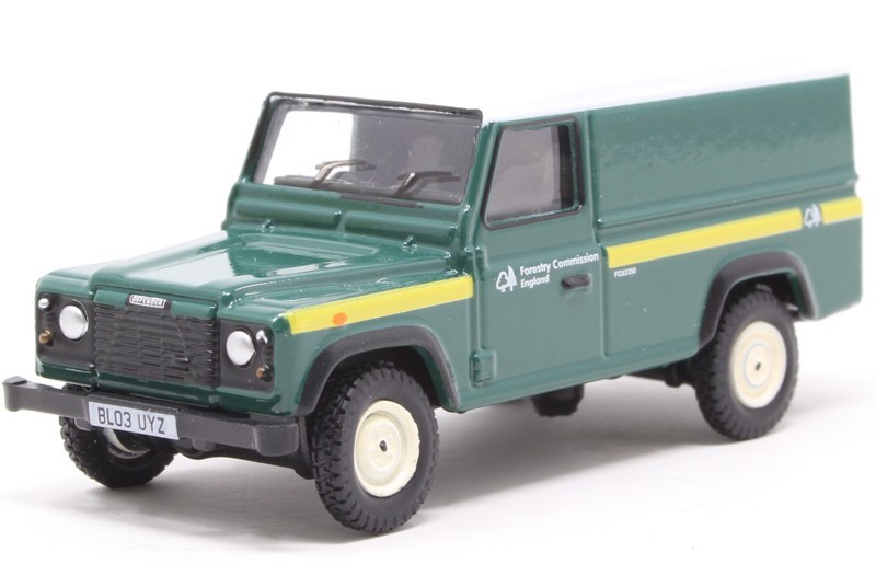 Miniature OXFORD LAND ROVER DEFENDER FORESTY COMMISSION- 1/76 - Minia