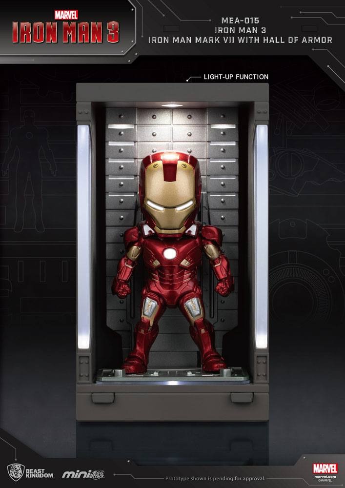 Figurine articulée Beast Kingdom Toys Iron Man 3 Mini Egg Attack figur