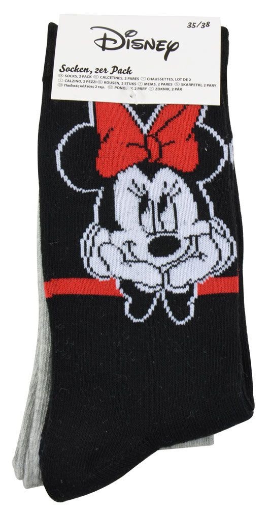  United Labels Disney pack 2 paires de chaussettes Minnie- - Chaussure