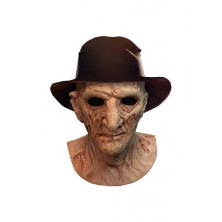  La Revanche de Freddymasque latex Deluxe avec chapeau Freddy Krueger