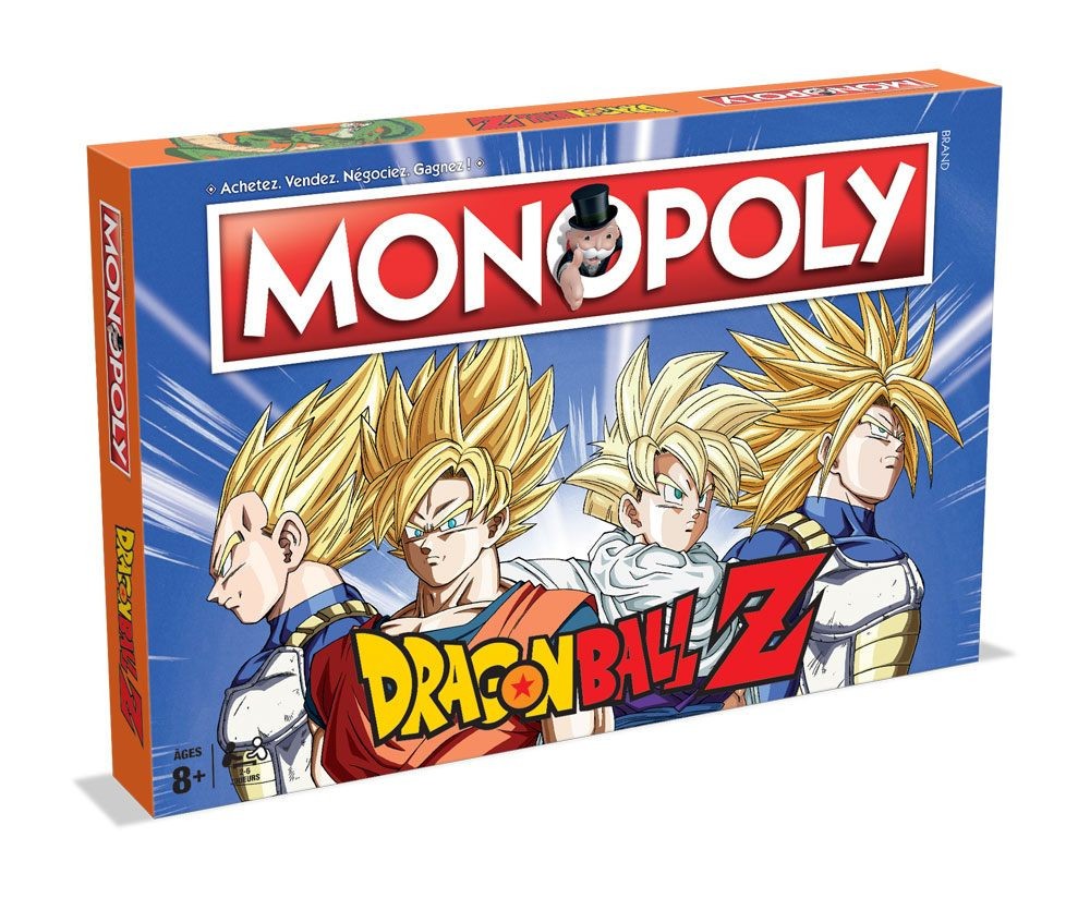  Winning Moves Dragon Ball jeu de plateau Monopoly *FRANCAIS*- - Jeux 