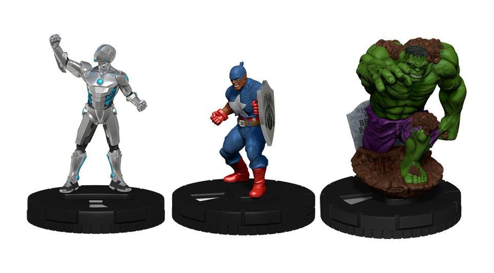 Jeux de figurines Wizkids Marvel HeroClix: Captain America and the Ave