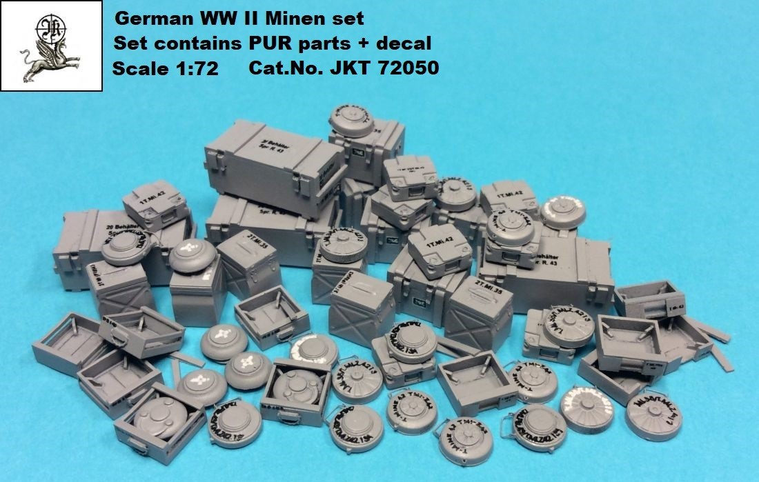  Profimodeller Set Minen allemand de la seconde guerre mondiale-1/72 -