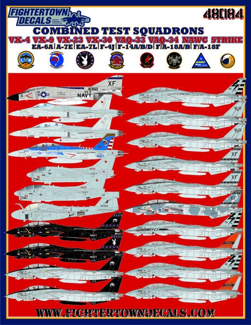  Fightertown Décal 25 avions dont 14 options Grumman Tomcat.Acheté A-7