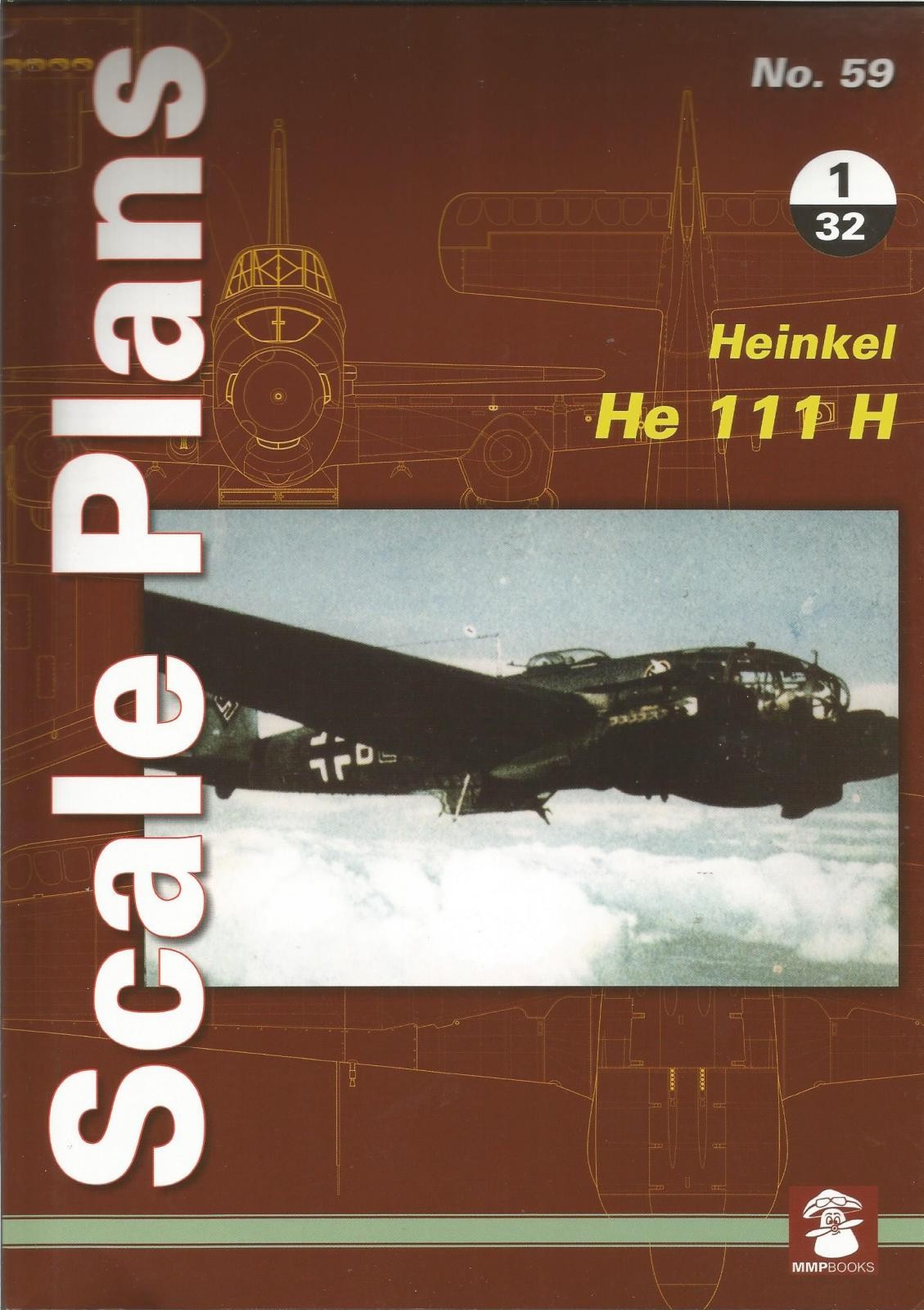  Mushroom Model Publications Plans à l'échelle 059 Heinkel He-111H- 1/