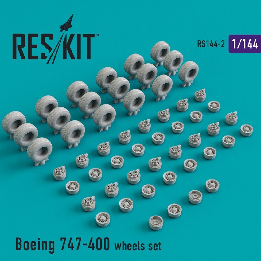  ResKit Jeu de roues Boeing 747-400 (conçu pour être utilisé avec les 