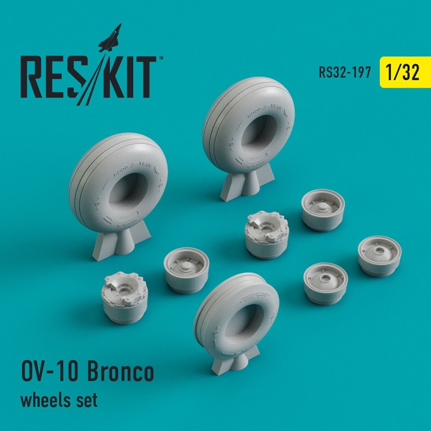  ResKit Ensemble de roues Bronco North-American / Rockwell OV-10A / C 