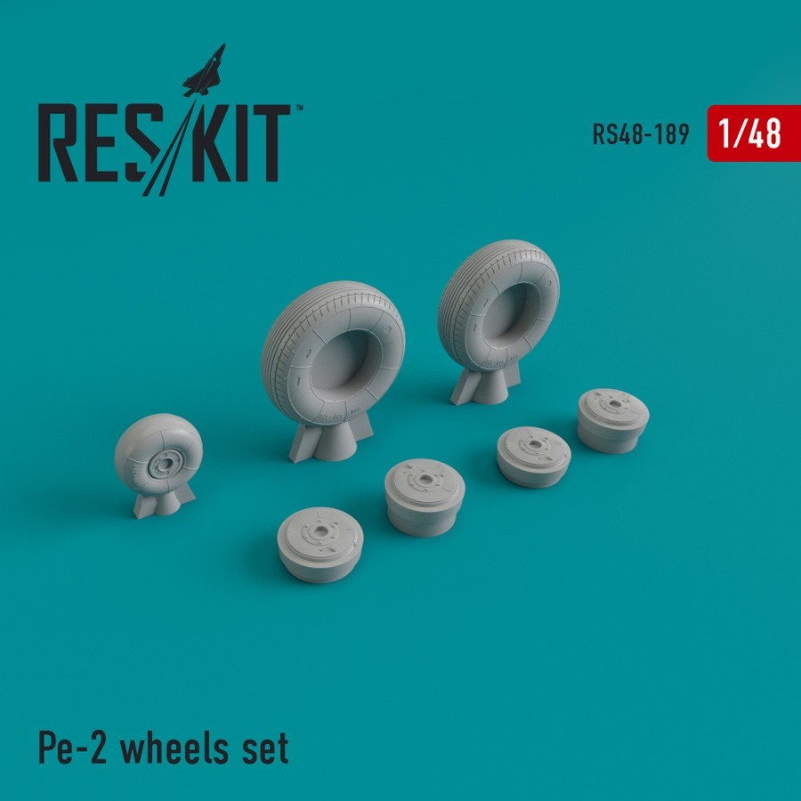  ResKit Jeu de roues Petlyakov Pe-2 (conçu pour être utilisé avec les 