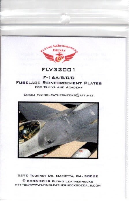  Flying Leathernecks Plaques de renfort de fuselage General-Dynamics F