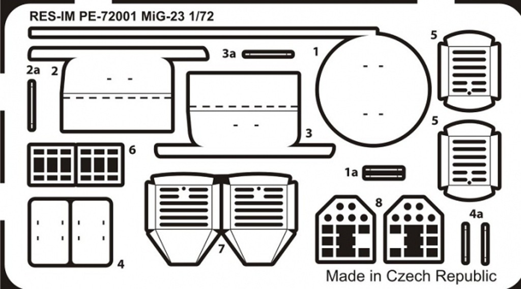  RES-IM Kit de mise à niveau PE Mikoyan MiG-23 (conçu pour être utilis