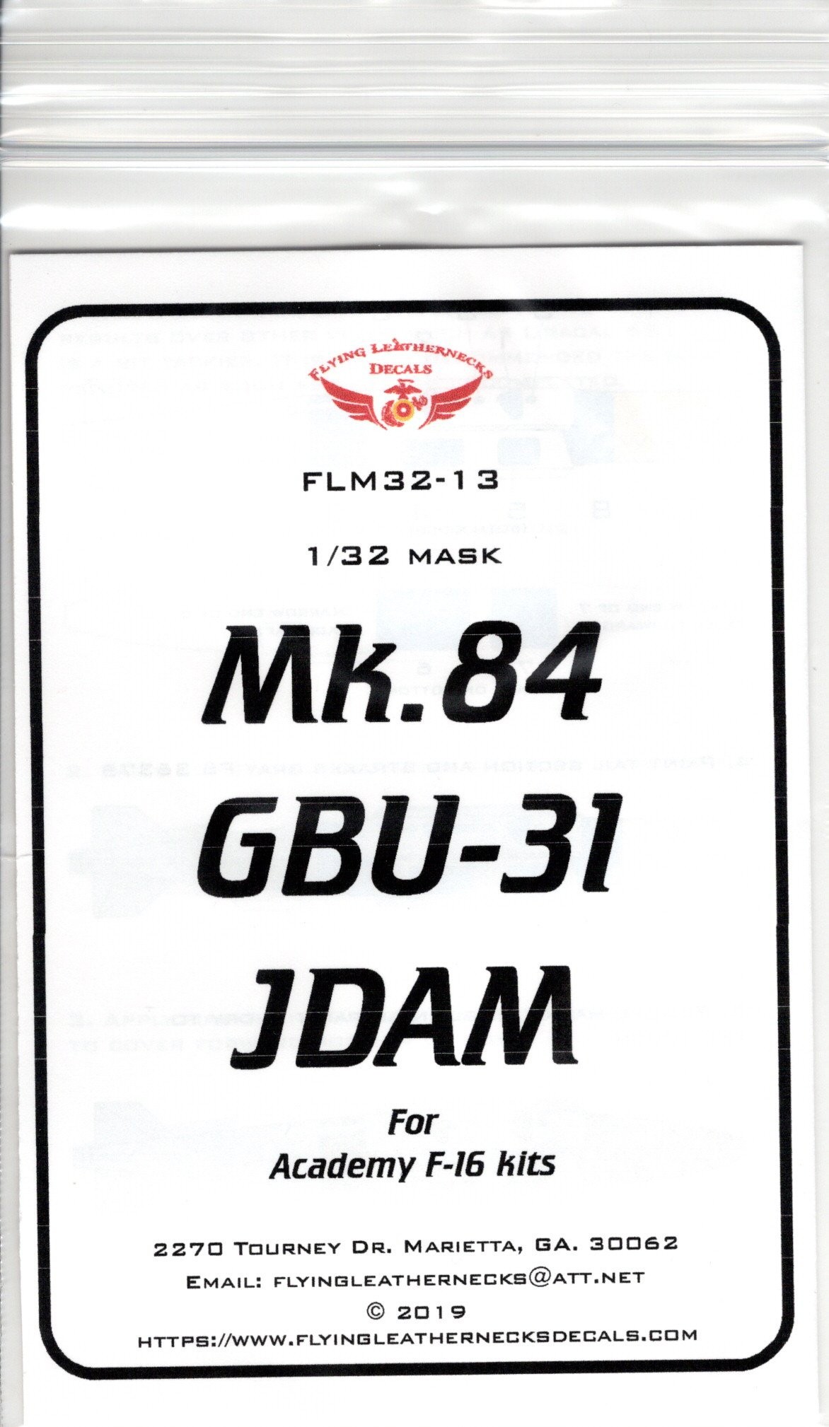 Flying Leathernecks Mk.84 GBU-31 JDAM (conçu pour être utilisé avec l