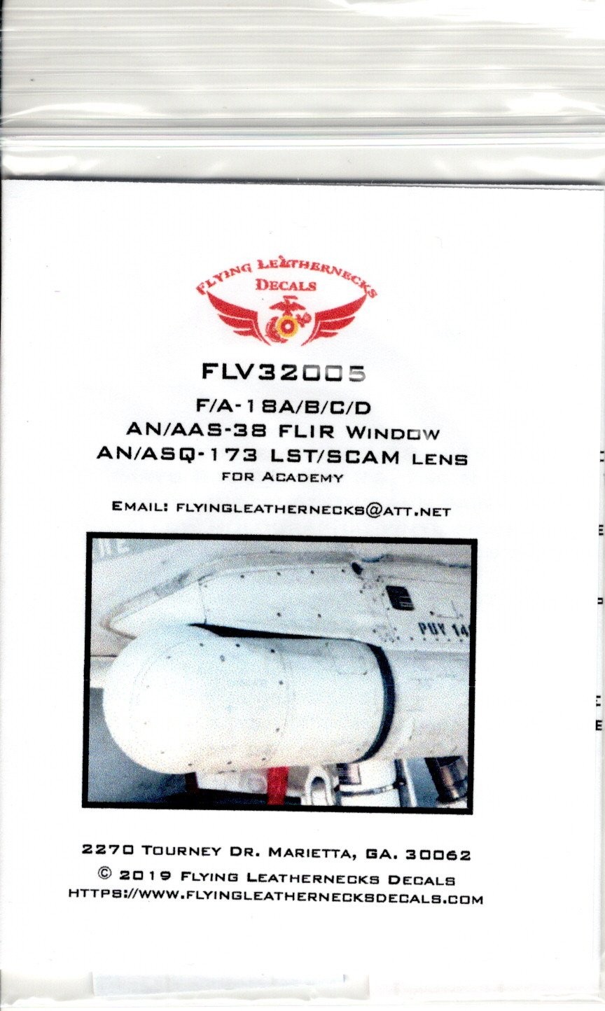  Flying Leathernecks Fenêtre AN / AAS-38 FLIR et objectif AN / ASQ-173