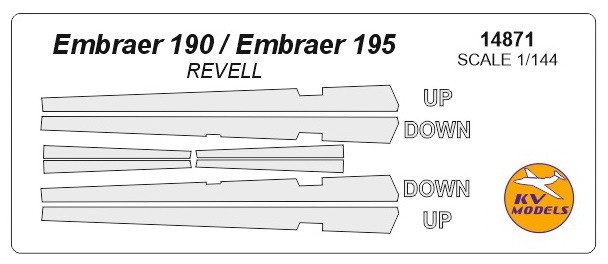  KV Models Embraer 190 / Embraer 195 (conçu pour être utilisé avec les