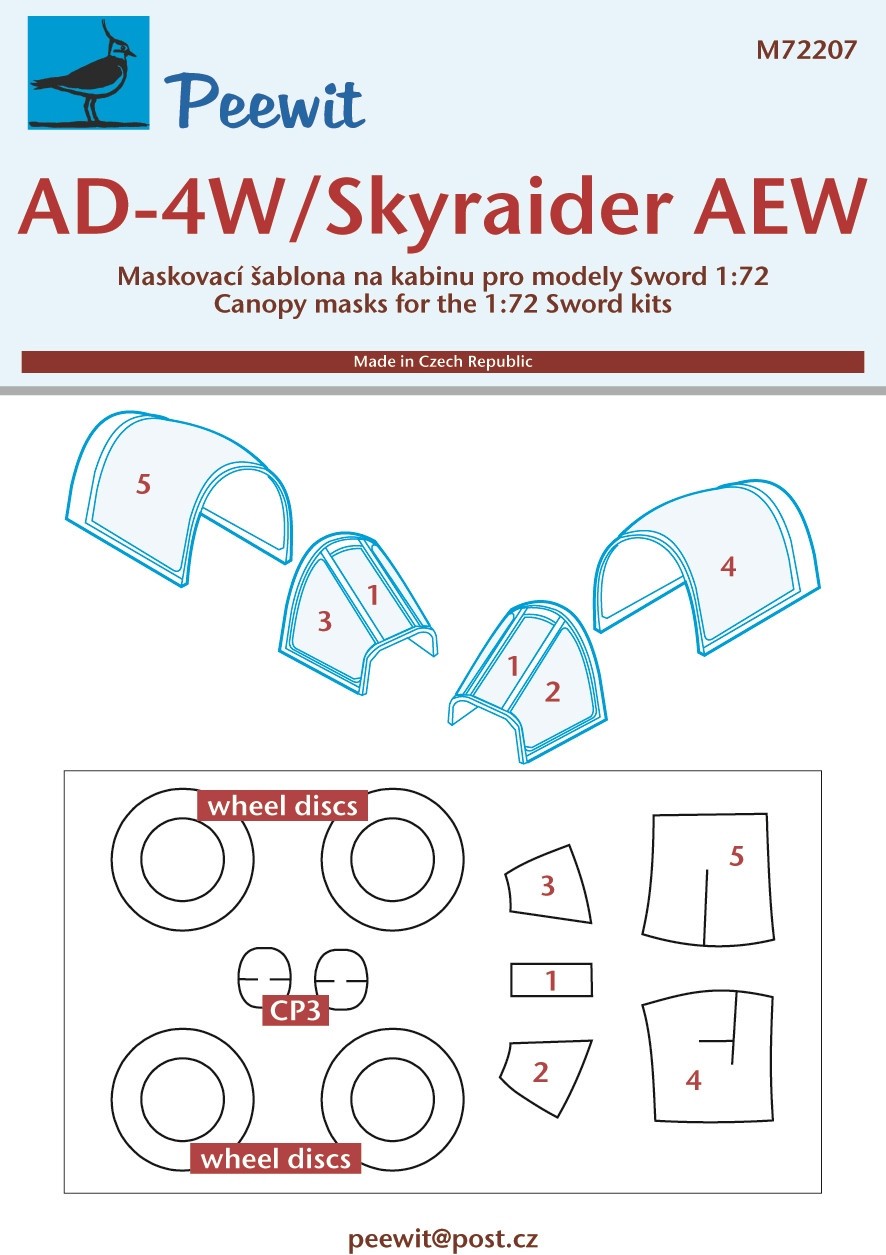  Peewit Douglas AD-4W / AEW.1 Skyraider (conçu pour être utilisé avec 