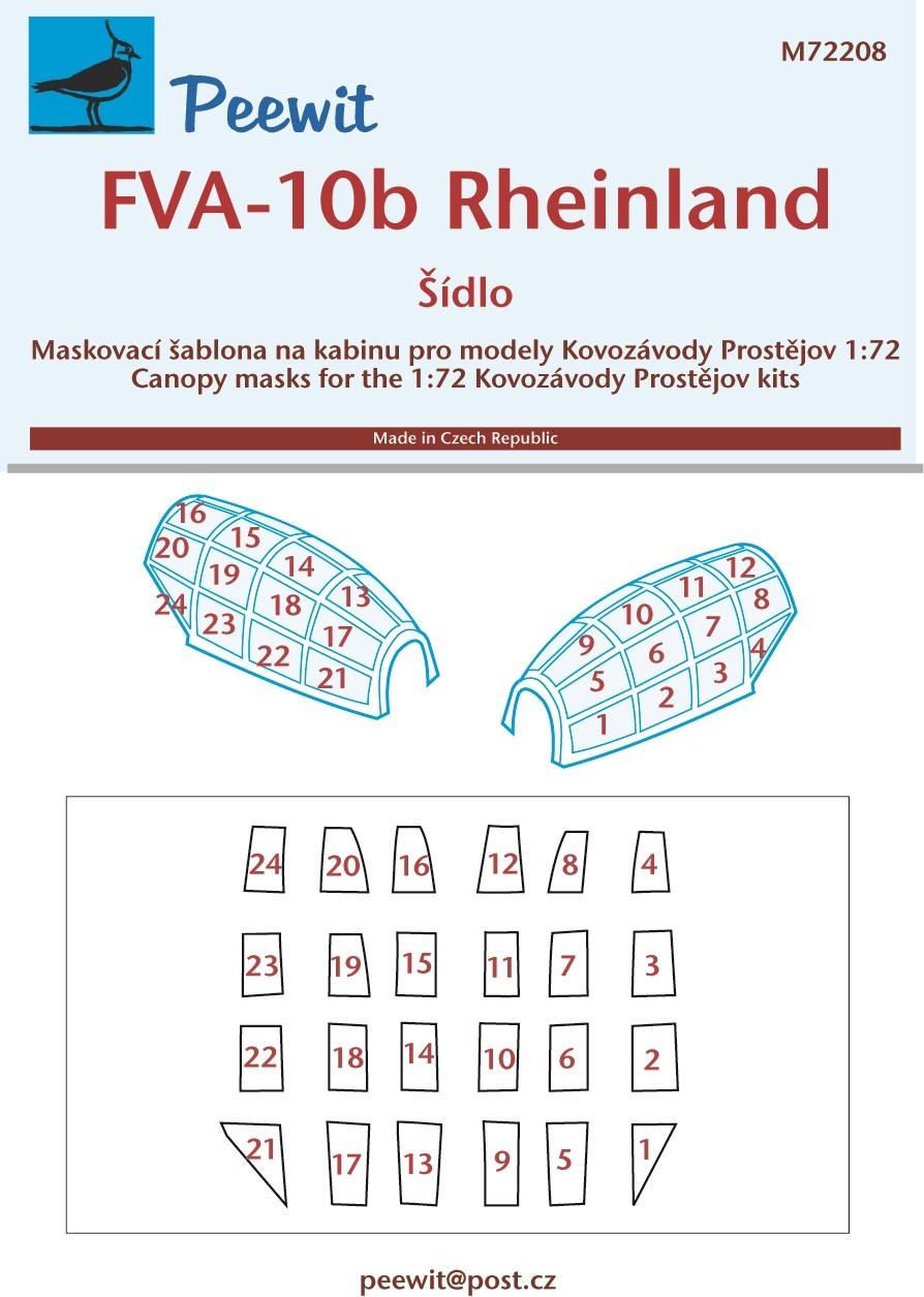  Peewit FVA-10b Rheinland (conçu pour être utilisé avec les kits Kovoz