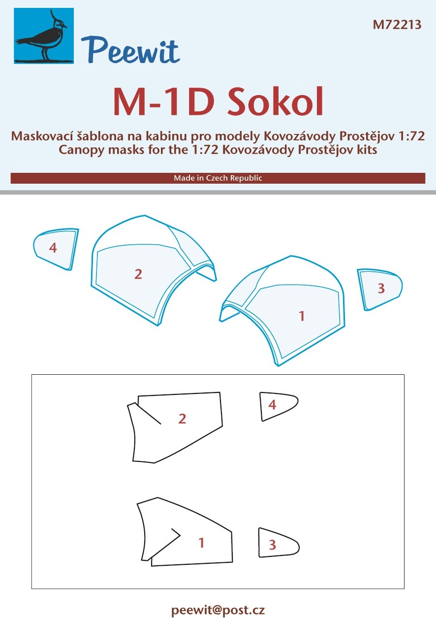  Peewit Mraz M-1D Sokol (conçu pour être utilisé avec les kits Kovozav