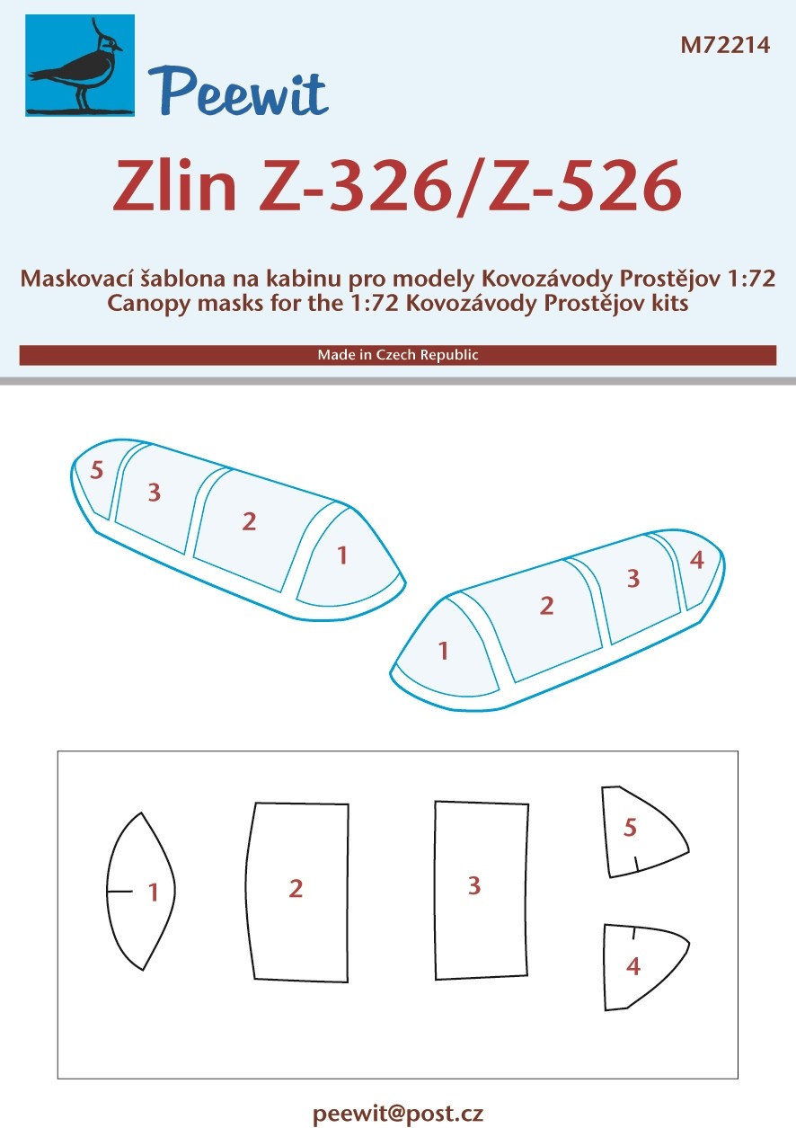  Peewit Zlin Z-326 / Z-526F 'Trener' (conçu pour être utilisé avec les