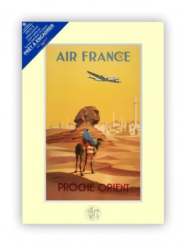  Pilots Station Affiche prête à encadrer 30x40cm - Air France Proche O