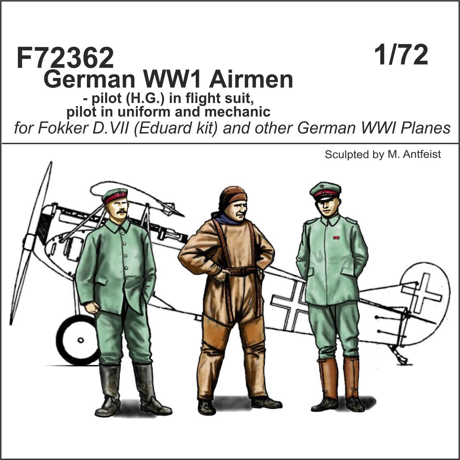Figurines CMK/Czech Master Kits Aviateurs allemands de la Première Gue