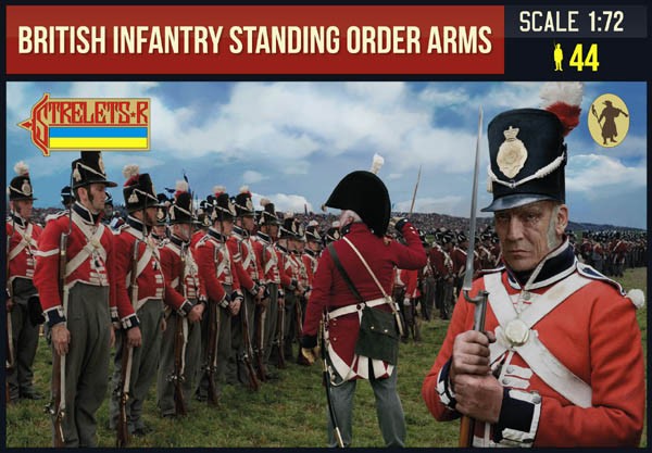 Figurines Strelets Infanterie britannique Ordre permanent Bras napoléo