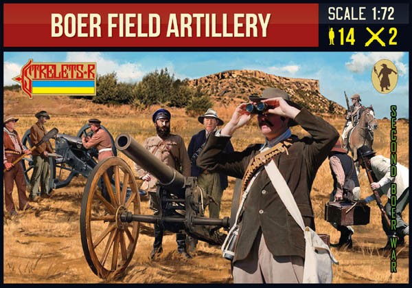 Figurines Strelets Guerre anglo-boer de l'artillerie de campagne des B