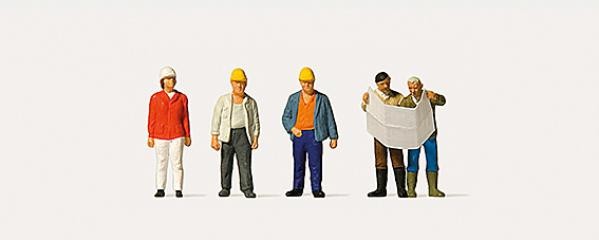 Figurines Merten Sur le chantier- 1/87 - Figurines
