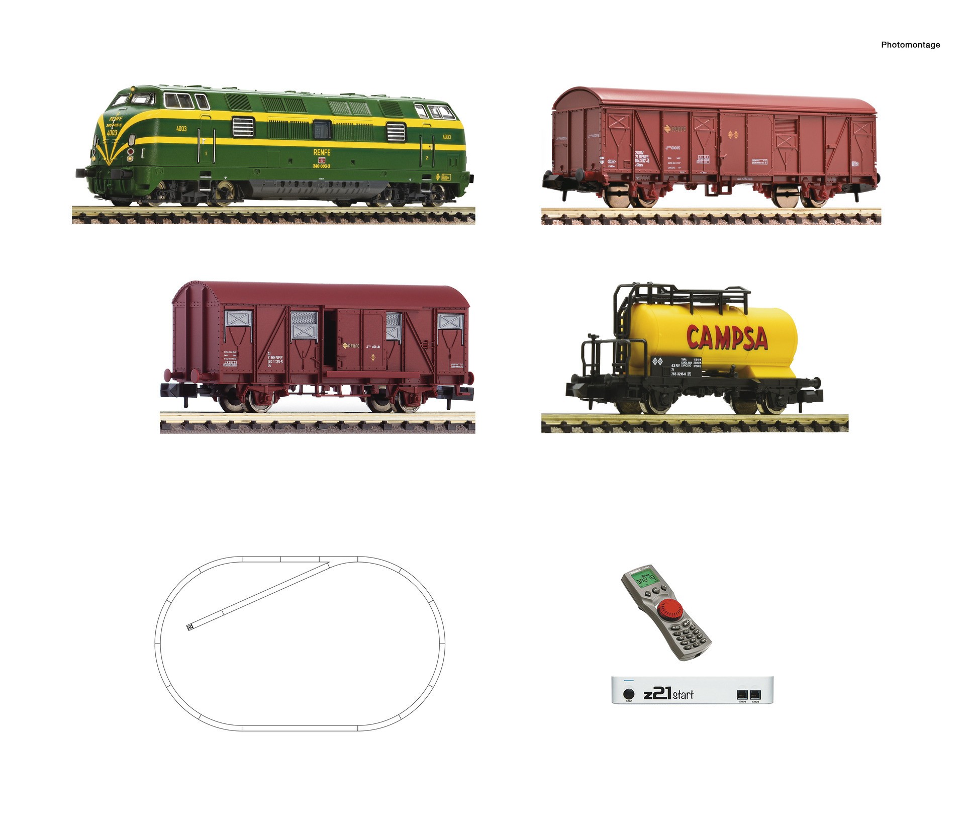  Roco-Fleischmann Roco-Fleischmann 931894-N - Trains miniatures : coff