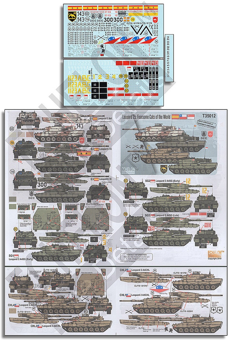  Echelon Leopard 2s: Chats effrayants du monde. Poursuivant avec la sé