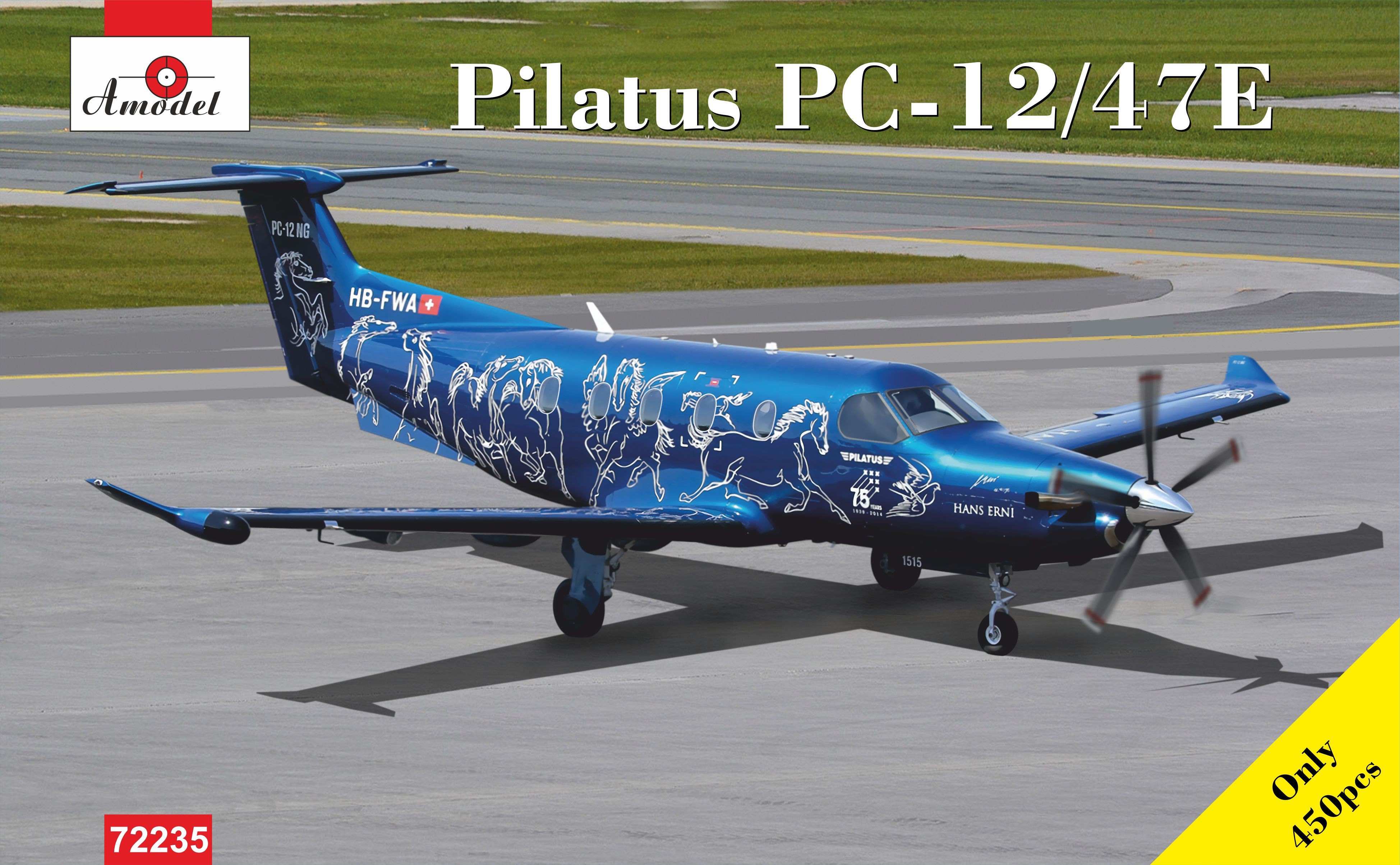 Maquette AModel Pilatus PC-12 / 47E-1/72 - Maquette d'avion