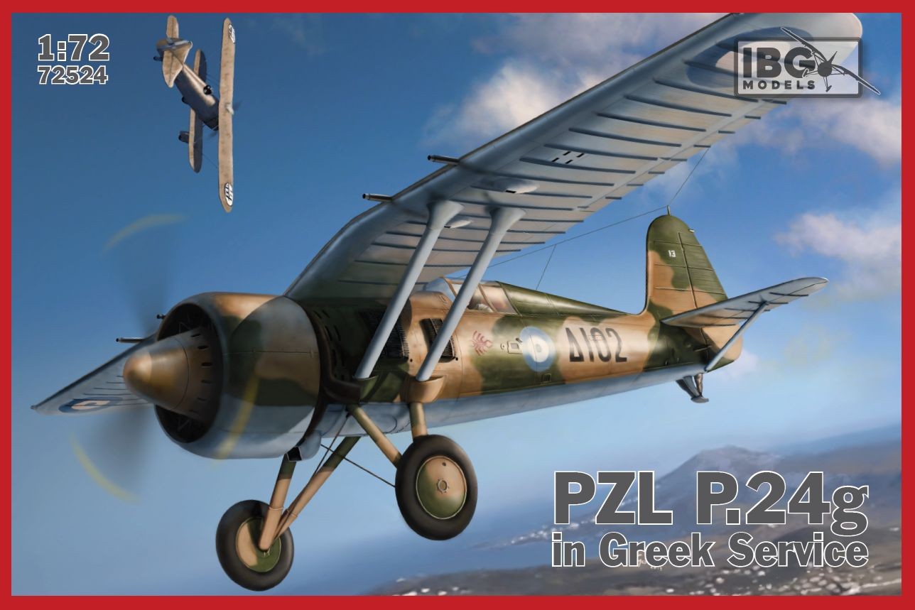 Maquette IBG PZL P.24G-Service grec-1/72 - Maquette d'avion