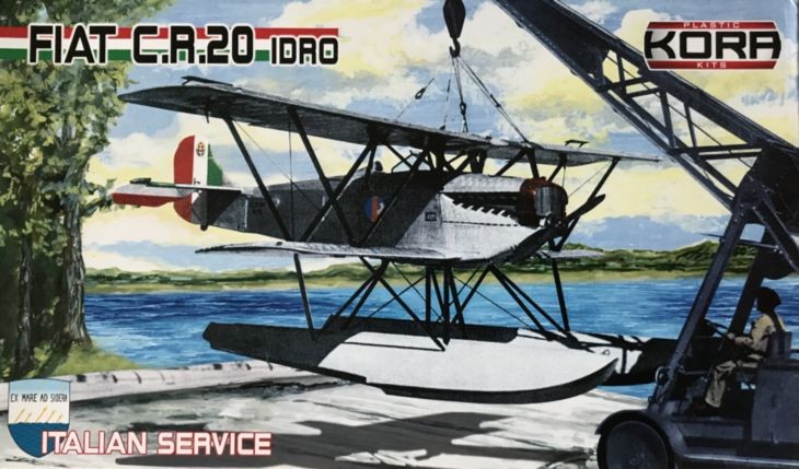 Maquette Kora Fiat Cr.20 Idro Italian Service (schéma de camouflage 2x