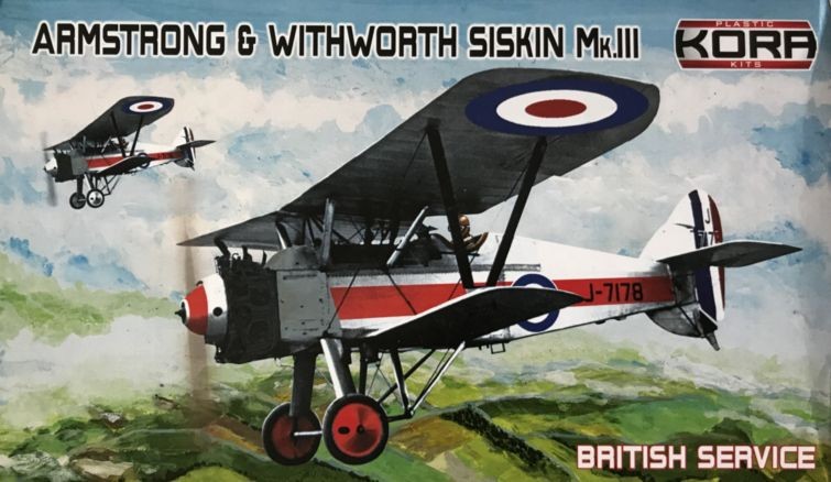 Maquette Kora A&W SISKIN Mk.III British Service (3 programmes)-1/72 - 