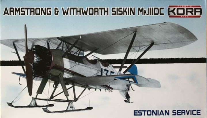 Maquette Kora A&W SISKIN Mk.IIIDC Service estonien sur les skis (plans