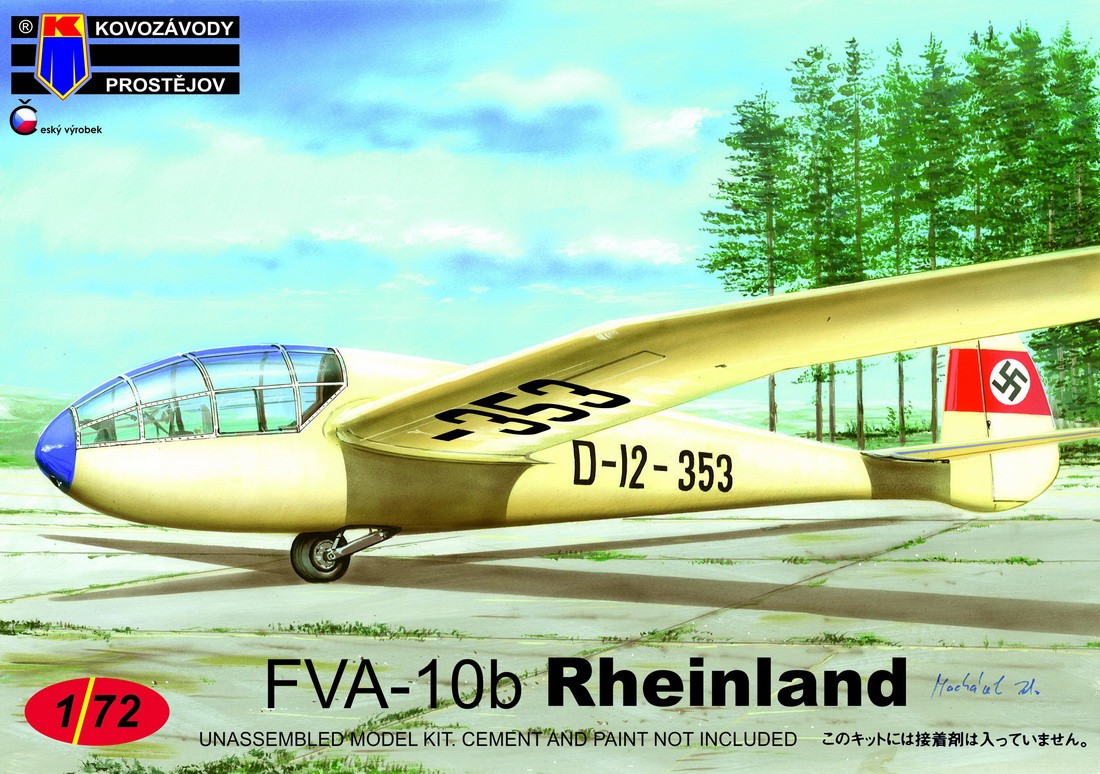 Maquette Kovozavody Prostejov FVA-10b Rheinland 'German service' (plan