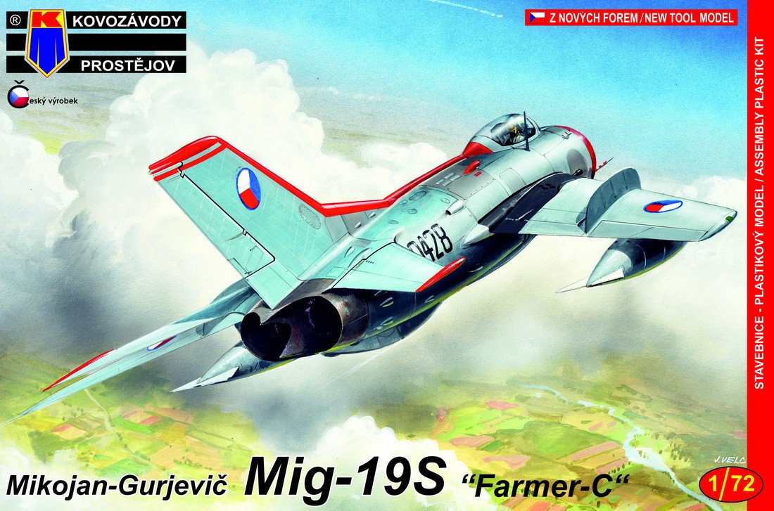 Maquette Kovozavody Prostejov Mikoyan MiG-19S Farmer-C 'CzAF' (NOUVEAU