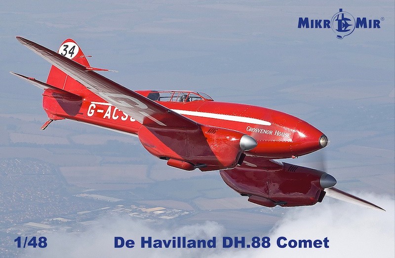 Maquette Micro-Mir de Havilland DH.88 Comet- 1/48 - Maquette d'avion