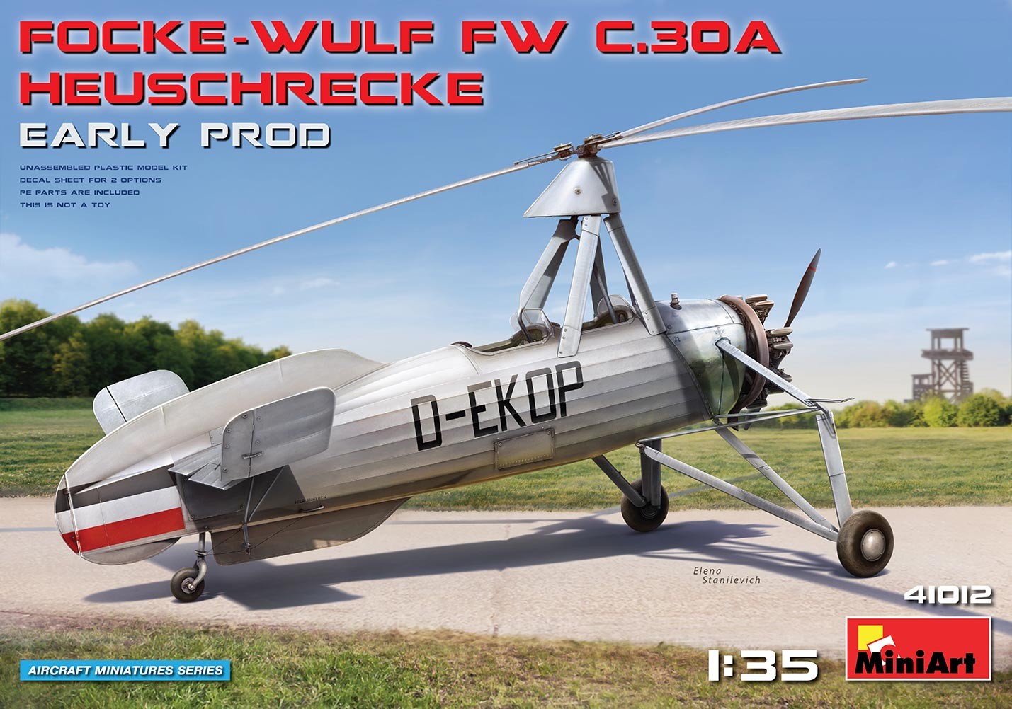 Maquette Mini Art Focke-Wulf Fw C.30A Heuschrecke Early PRODUCTION PRÉ