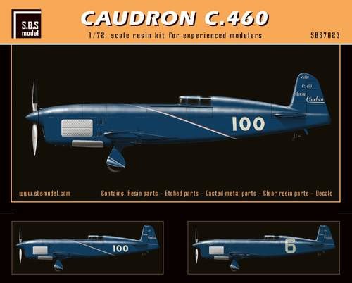 Maquette SBS Model Caudron C.460-1/72 - Maquette d'avion