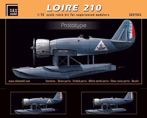 Maquette SBS Model Loire 210 'Prototype'-1/72 - Maquette d'avion