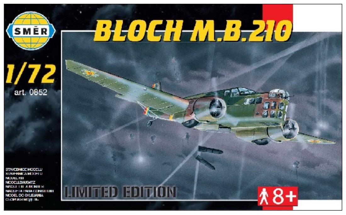 Maquette Smer Marcel-Bloch MB-210-1/72 - Maquette d'avion