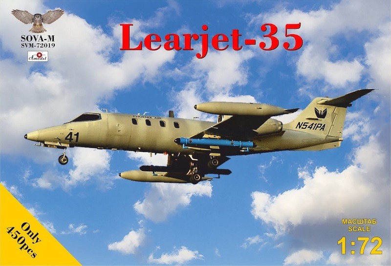 Maquette Sova-M Gates Learjet 35-1/72 - Maquette d'avion