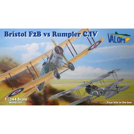 Maquette avion Bristol F.2B Fighter contre Rumpler C.IV (Dual Combo avec 2 de chaque kit)