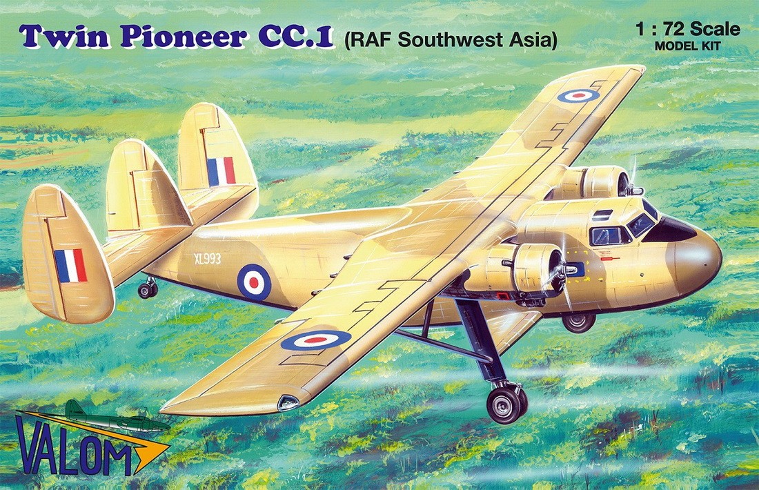 Maquette Valom Scottish-Aviation Twin Pioneer (RAF Asie du Sud-Ouest)-